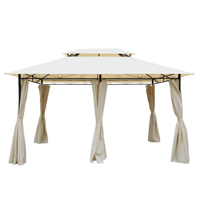 Gartenpavillon Zeltpro Prime 300x400 creme 5