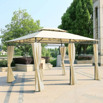 Gartenpavillon Zeltpro Prime 300x400 creme 3