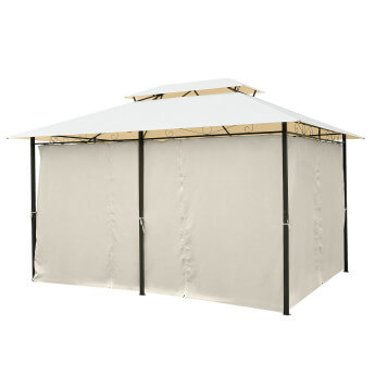 Gartenpavillon Zeltpro Prime 300x400 creme 4