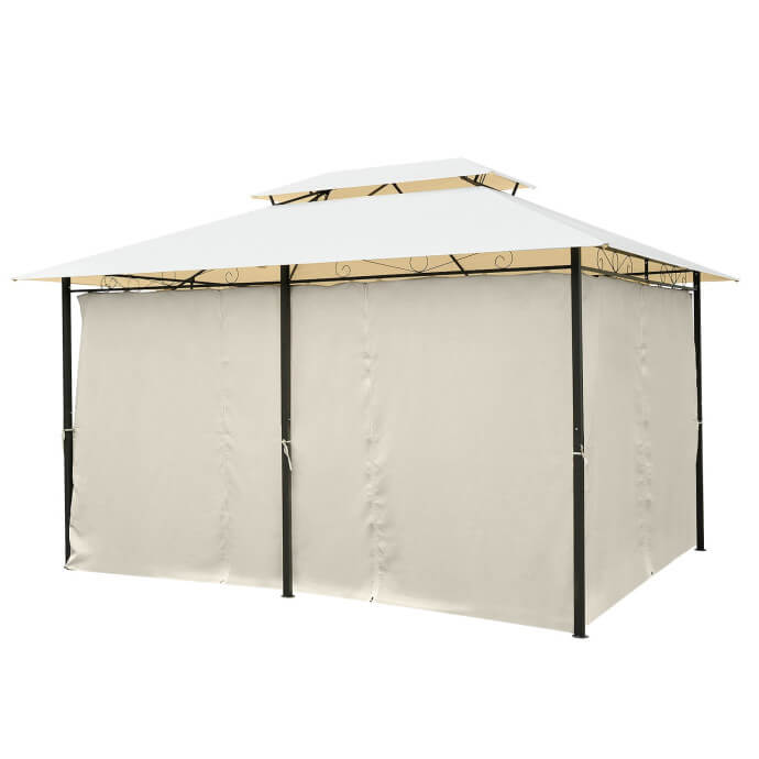 Gartenpavillon Zeltpro Prime 300x400 creme 4
