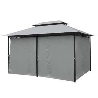 Gartenpavillon Zeltpro Prime 300x400 grau 4