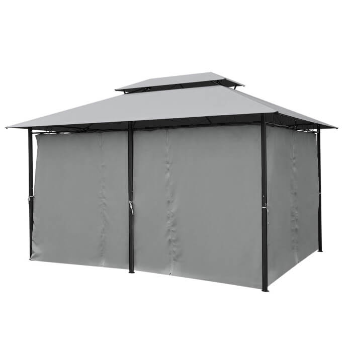 Gartenpavillon Zeltpro Prime 300x400 grau 4