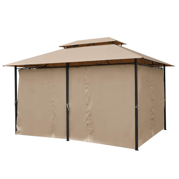 Gartenpavillon Zeltpro Prime 300x400 braun 5