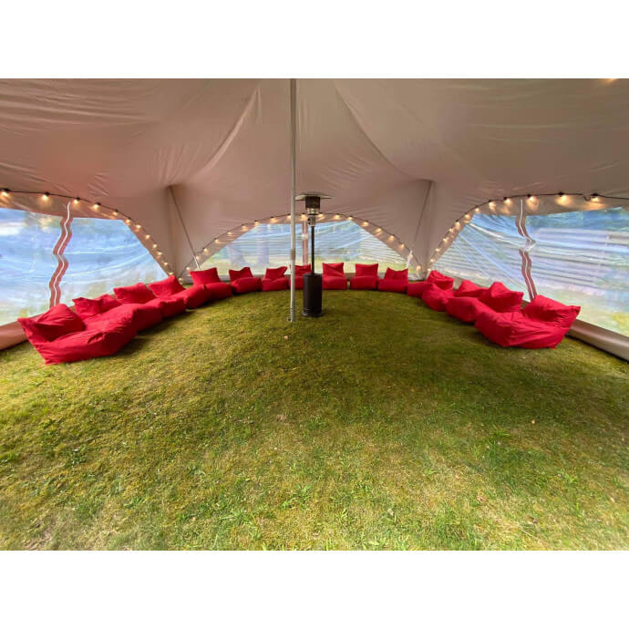 Stretchzelt Crown 100 m2 5