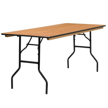 Bankettisch / Klapptisch - Rechteckig 183x76 1