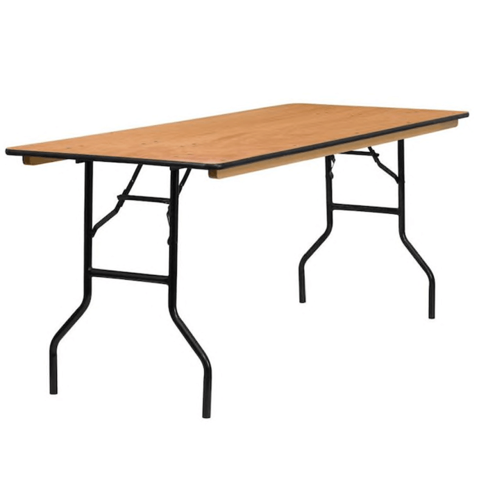Bankettisch / Klapptisch - Rechteckig 183x76 1