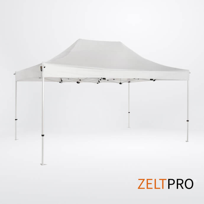 Faltpavillon 3x4,5 Weiß Zeltpro PROFRAME 2