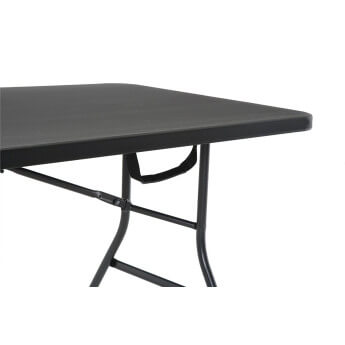 Klapptisch 150 cm schwarz 7