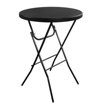 Stehtisch Klappbar D80 schwarz