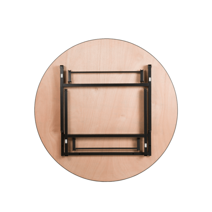Runder Holztisch mit PVC-Beschichtung D120 8