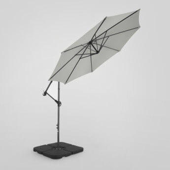 Sonnenschirm Select Hellgrau 6