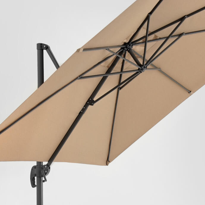 Sonnenschirm Comfort Taupe 5