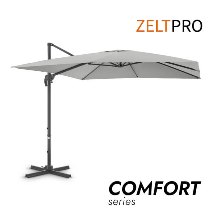Sonnenschirm Comfort Hellgrau 1