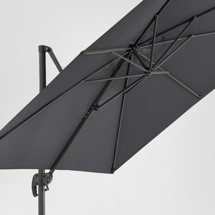 Sonnenschirm mit Schutzhülle Comfort Anthrazit 5