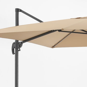Sonnenschirm mit Schutzhülle Comfort Taupe 4