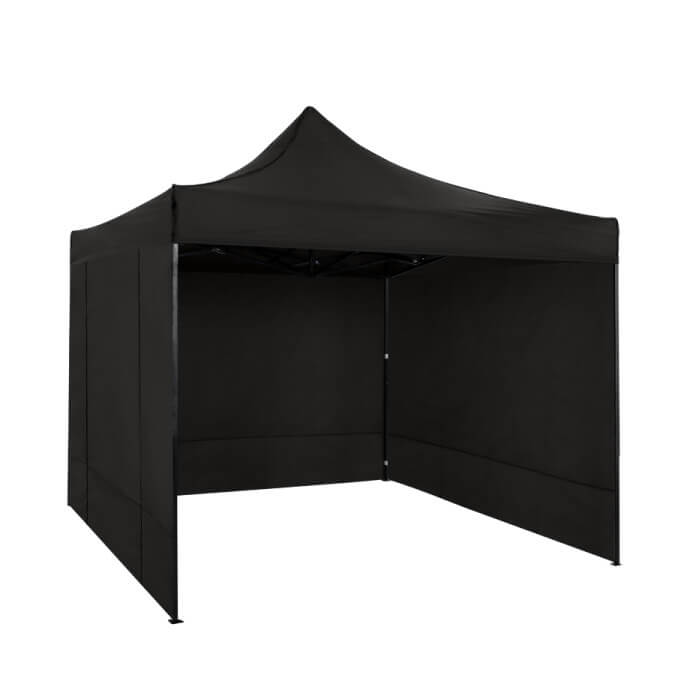 Faltpavillon 2x2 Schwarz Zeltpro EKOSTRONG 2