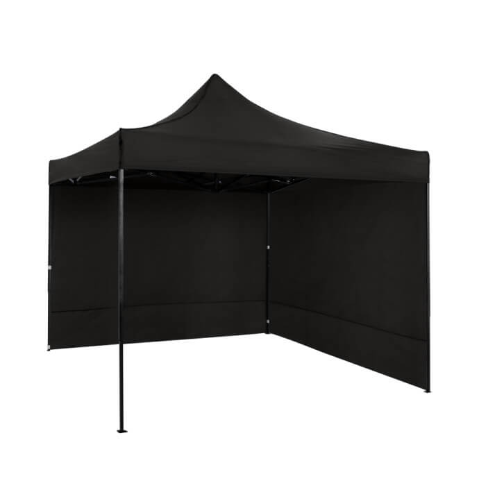 Faltpavillon 2x2 Schwarz Zeltpro EKOSTRONG 3