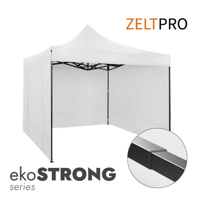 Faltpavillon 2x2 Weiß Zeltpro EKOSTRONG 1