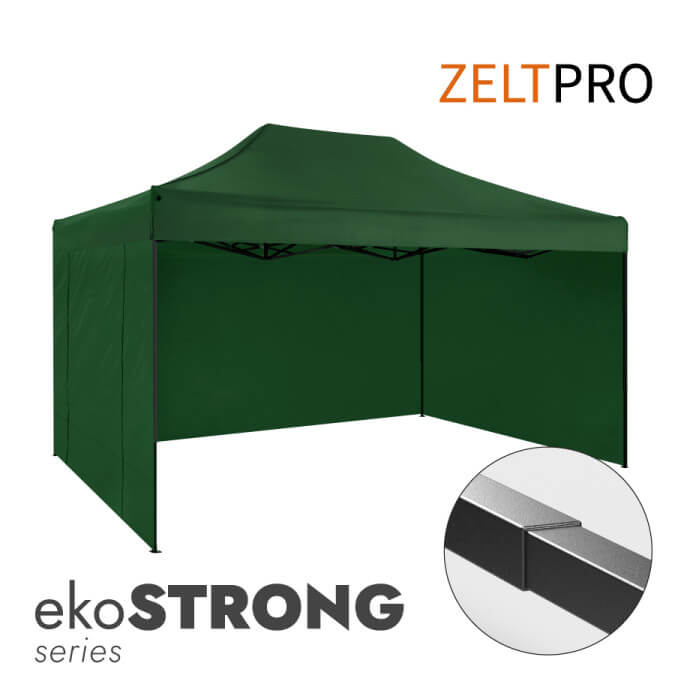 Faltpavillon 3x2 Grün Zeltpro EKOSTRONG 1
