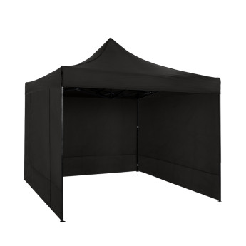 Faltpavillon 3x3 Schwarz Zeltpro EKOSTRONG 2