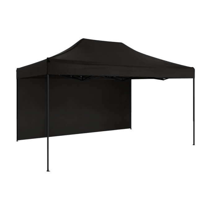 Faltpavillon 3x4,5 Schwarz Zeltpro EKOSTRONG 4