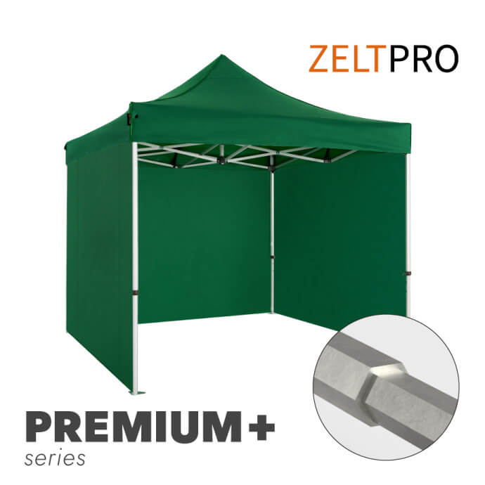 Faltpavillon 3x3 Grün Zeltpro PREMIUM+ 1