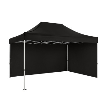 Faltpavillon 3x4,5 Schwarz Zeltpro PREMIUM+ 3