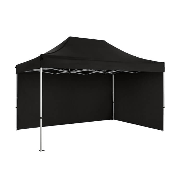 Faltpavillon 3x4,5 Schwarz Zeltpro PREMIUM+ 3