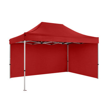 Faltpavillon 3x4,5 Rot Zeltpro PREMIUM+ 3