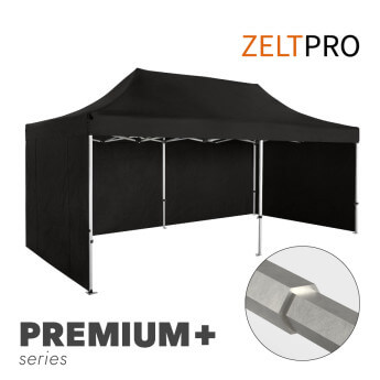 Faltpavillon 3x6 Schwarz...
