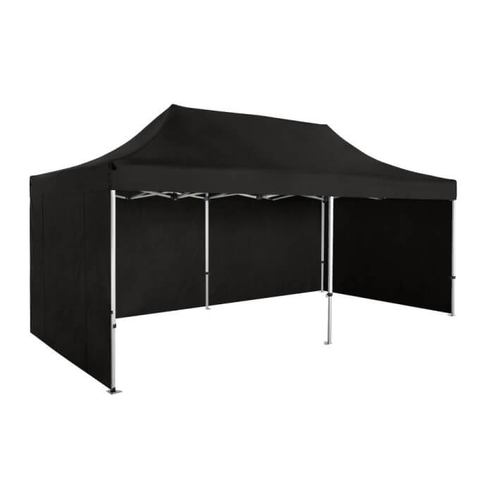 Faltpavillon 3x6 Schwarz Zeltpro PREMIUM+ 2