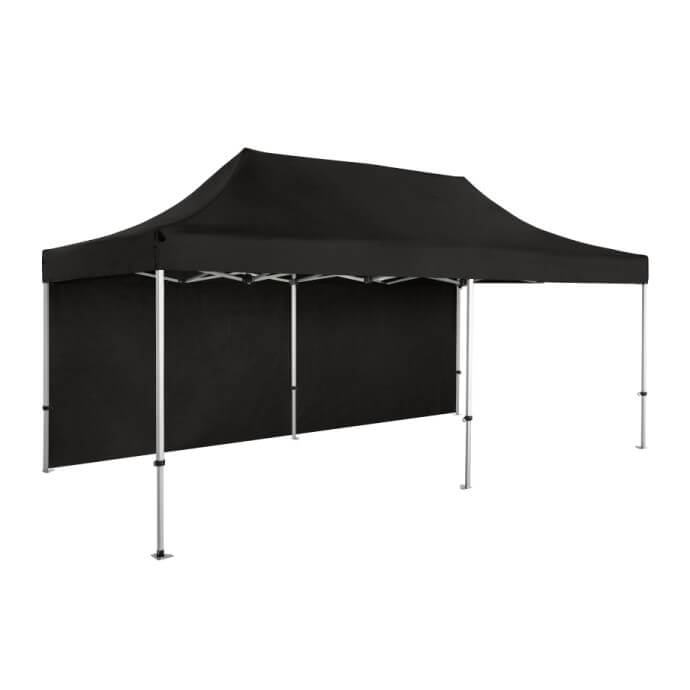 Faltpavillon 3x6 Schwarz Zeltpro PREMIUM+ 4