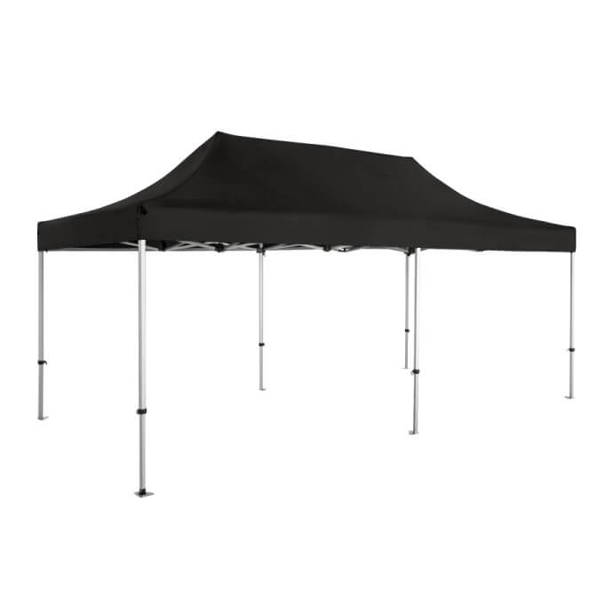 Faltpavillon 3x6 Schwarz Zeltpro PREMIUM+ 5