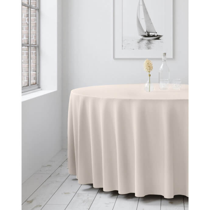 Runde Tischdecke Champagner D290 1