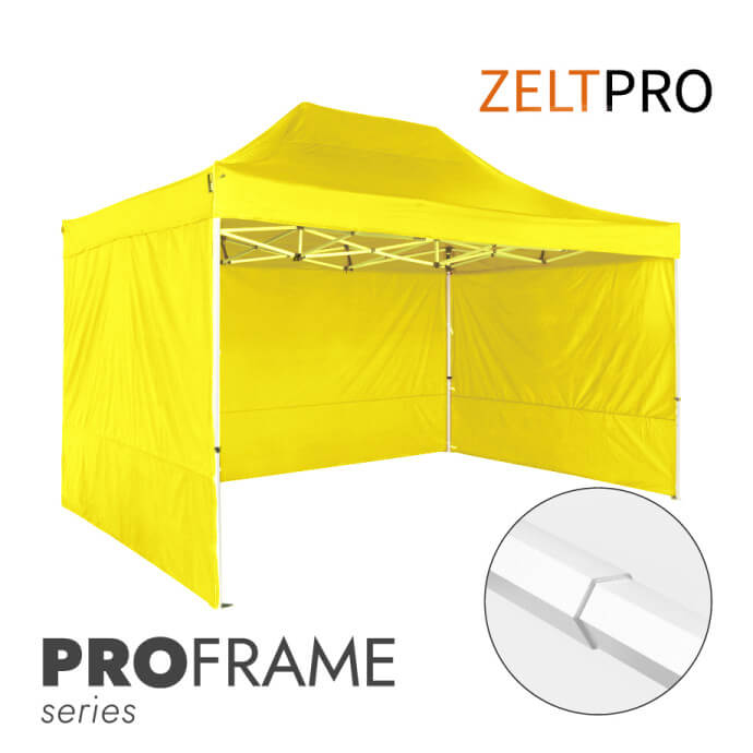 Faltpavillon 3x2 Gelb Zeltpro PROFRAME 1