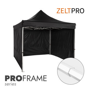 Faltpavillon 3x3 Schwarz...
