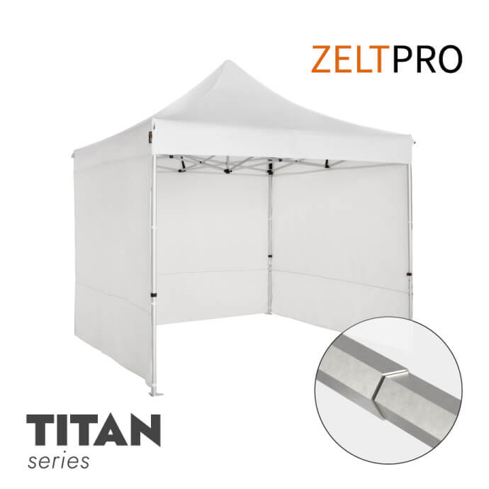 Faltpavillon 3x3 Weiß Zeltpro TITAN 1
