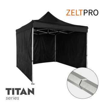 Faltpavillon 3x3 Schwarz...