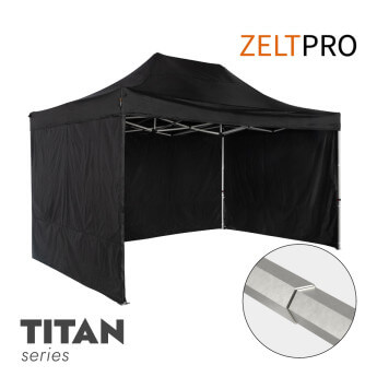 Faltpavillon 3x4,5 Schwarz...