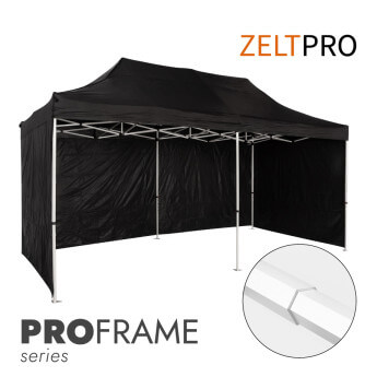 Faltpavillon 3x6 Schwarz...