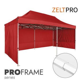 Faltpavillon 3x6 Rot...