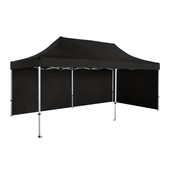 Faltpavillon 4x6 Schwarz Zeltpro PREMIUM+ 3