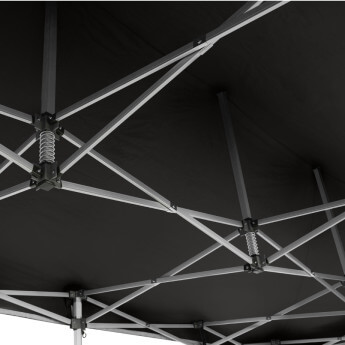 Faltpavillon 4x6 Schwarz Zeltpro PREMIUM+ 8
