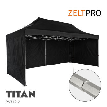 Faltpavillon 4x8 Schwarz...