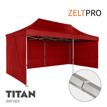 Faltpavillon 4x8 Rot...