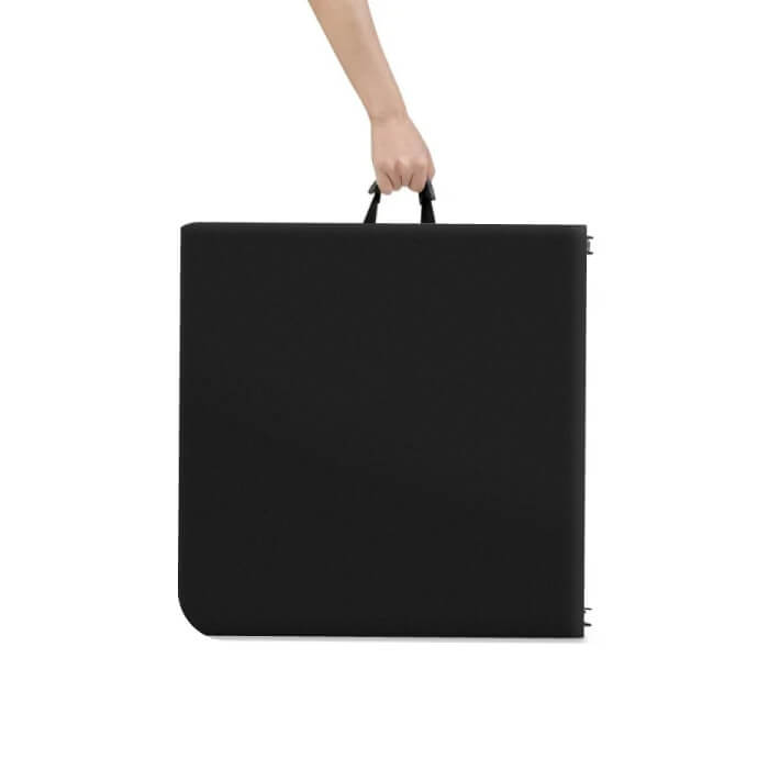 Klapptisch 120 cm schwarz 5