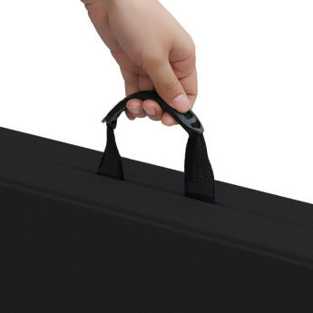 Klapptisch 120 cm schwarz 6