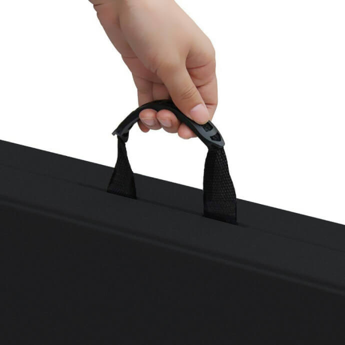 Klapptisch 120 cm schwarz 6