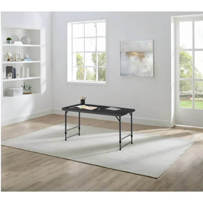 Klapptisch 120 cm schwarz 9