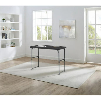Klapptisch 120 cm schwarz 10